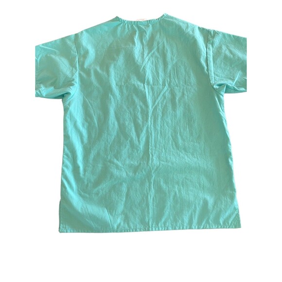 RMF Scrubs Top Size Small-Green 3 pocket V neck Women’s Small - Picture 2 of 4